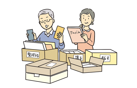 金融口座や契約の整理イラスト