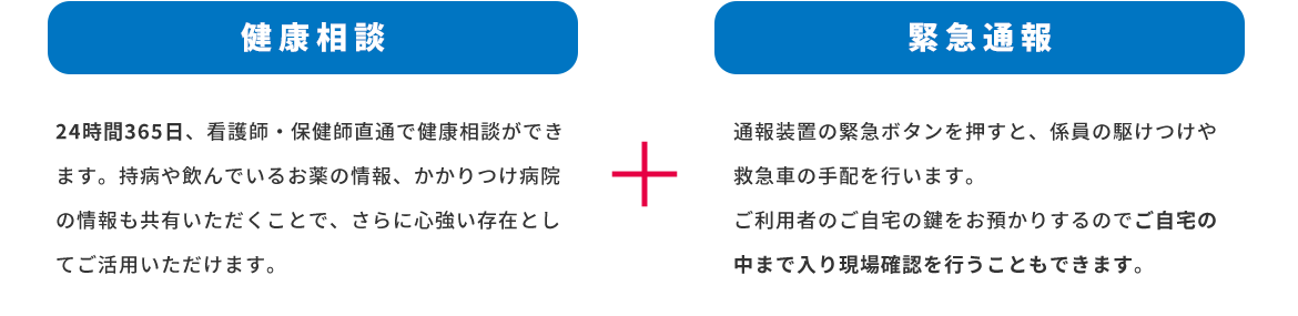 2つのサービス