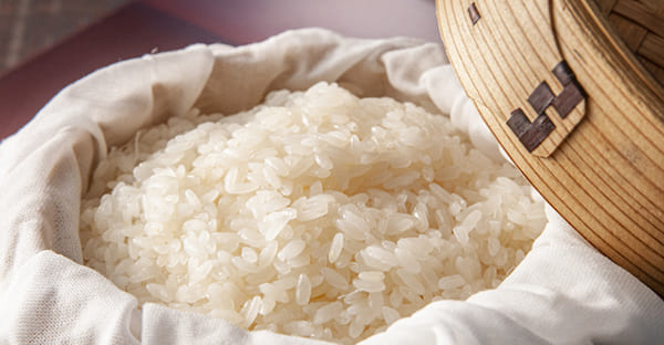 簡単おはぎレシピ：もち米を炊く