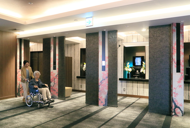 マンション型の納骨堂のイメージ画像