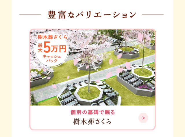 樹木葬さくら