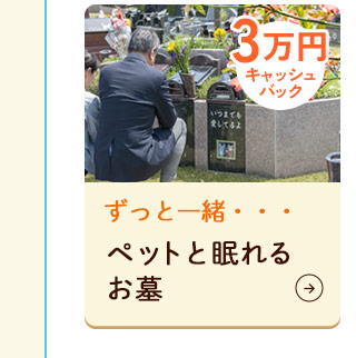 ペットと眠れるお墓