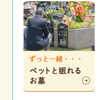 ペットと眠れるお墓