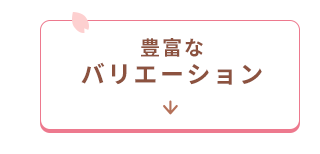 豊富なバリエーション
