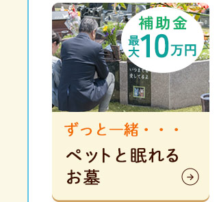 ペットと眠れるお墓