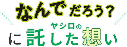 なんでだろう？に託したヤシロの想い