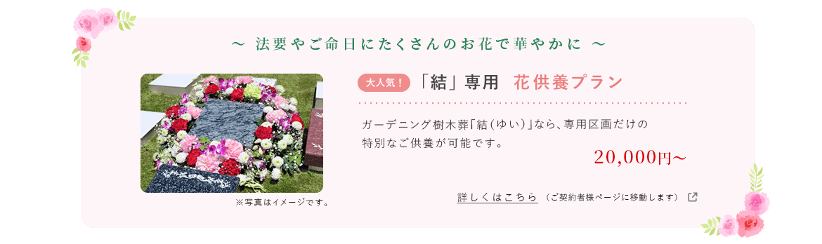 結専用花供養パック