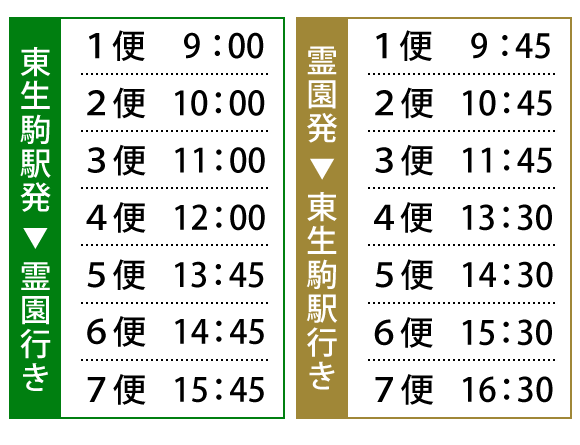 電車 バスでお越しの方へ 大阪生駒霊園への交通アクセス 供養にまつわる総合企業 霊園 墓石のヤシロ